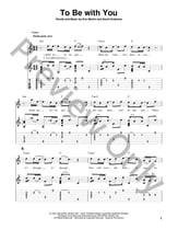 To Be With You Guitar and Fretted sheet music cover